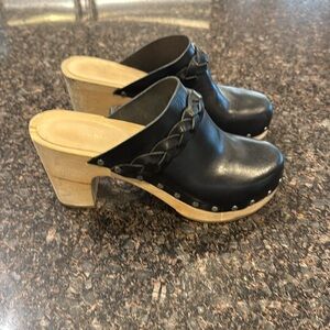 Loeffler Randall Black Clogs Size 8m